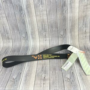 OFF-WHITE Rubber Belt Black SPRING - SUMMER 20 Collection MEN’S OS NWT $ 485